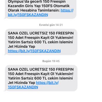 Vodafone +49 Mesajları... Rahatsız Oluyorum