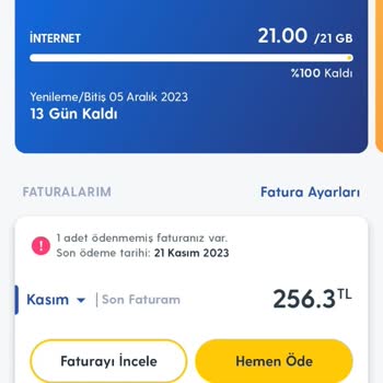 Turkcell Kullanmadığım Data Hattın Parasını Alıyor