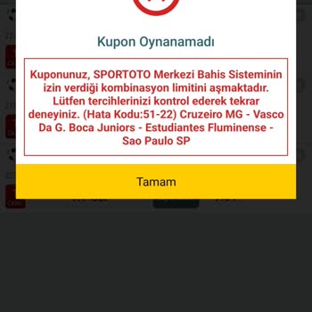 Nesine Hata 51 22 Kodu Veriyor
