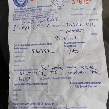 Yediemin Otopark Çekicilerin Yanlış Anlamaları