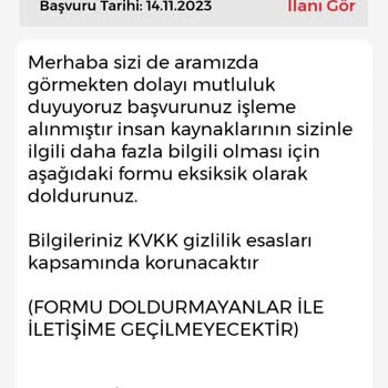 İşin Olsun Güven Sarsma Tedbir