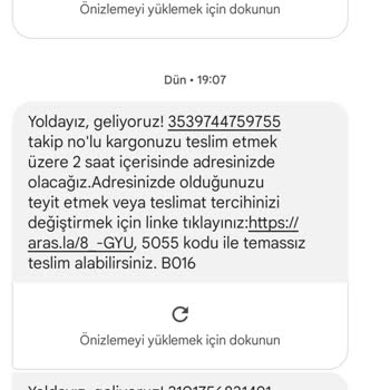 Aras Kargo Sorumsuz Kuryelerim Tutumu