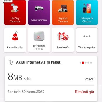 Vodafone Tarife Aşım Ücreti