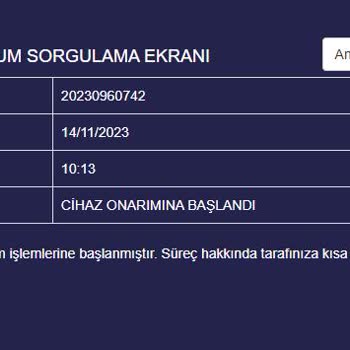Smart Servis 1 Haftadır Cihazımı Yapmıyor