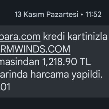 Formwinds Siparişim Elime Ulaşmadı