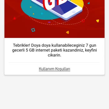 Vodafone Yanımda Hediye Çarkı