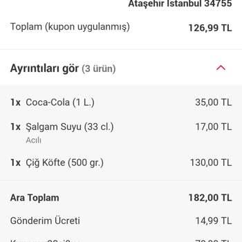 Yemeksepeti Online Yemek Sipariş Platformu Ve Müşteri Arasındaki Anlaşmazlık