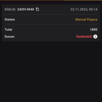 Maksibet'te Kaybolan 1800 TL!