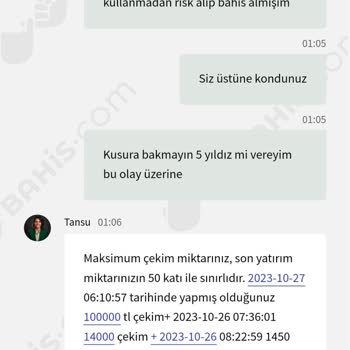 Bahis.com Haklı Kazancımı Siliyor Ve Kural İhlalinde Bulunuyor