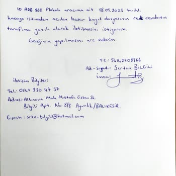 Hepiyi Sigorta - Kasko Ret Cevabının Yazılı Olarak İletilmemesi
