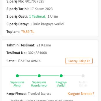 15 Gün Oldu Kargom Trendyol Express Tarafından Teslim Edilmedi