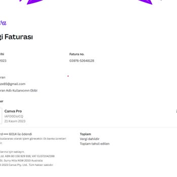 Canva Nın İzinsiz Paramı Çekmesi
