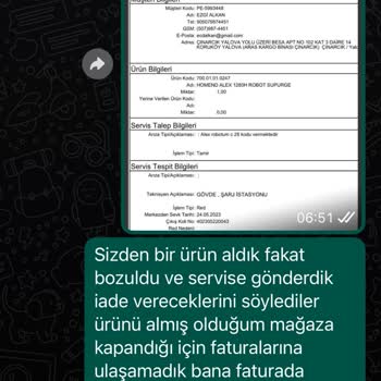 Homend Ürün Destek İade Tamir