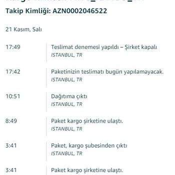 MNG Kargo Denizciler Şubesi Kargoyu Adrese Getirmeyip Şubeden Al Diyor