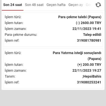hepsibahis Para Çekme Talebim Hala Beklemede Papara Hesabıma Geçmedi