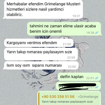 Grimelange Kargom Ne Zaman Elime Ulaşacak