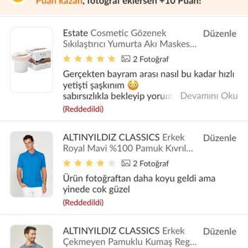 Trendyol Yaptığım Hiçbir Yorumu Yayınlamıyor