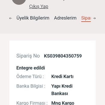 Koray Spor Gönderilmeyen Sipariş Mağduriyet