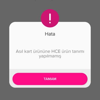 İş Bankası Troy "Asıl Kart Ürününe Hce Ürün Tanımı Yapılmamış" Sorunu