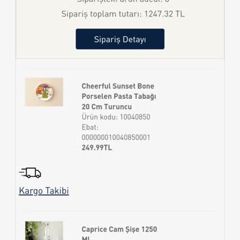 English Home İsteğim Dışı Sipariş İptali