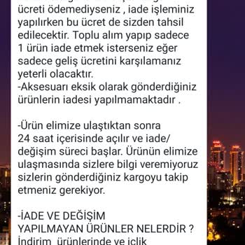 Fayaboutique İade Kabul Ettiğini Yazıp Kabul Etmiyor!