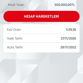 Ziraat Bankası 2022 Yılında 13.50'den Çektiğim Kredi Güncellenecek 39.36 Oldu