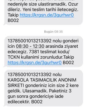 Kargomsende Kargomu Getirmiyor Kargom Adrese Teslim Olmasına Rağmen