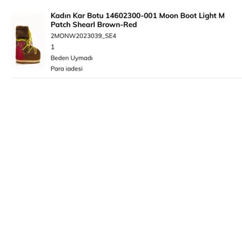 Deriden İade Edilen Ürün Sistemde Görünmüyor