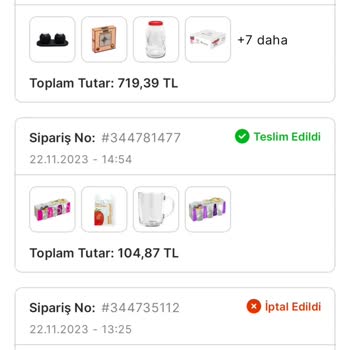 Migros Sanal Market Sipariş İptali