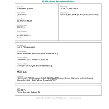 İninal Elektronik Para A. Ş. Şikayet