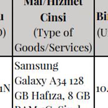 Amazon Faturada IMEI Bilgileri Yazmıyor