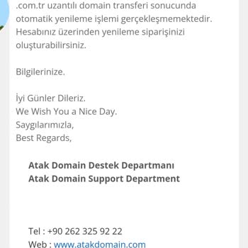 Atak Domain Transferden Sonra Yenileme Saçmalığı
