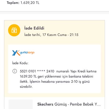 Boyner'in Sipariş Ettiğim Görseldeki Ürünü Tarafıma Yanlış Göndermesi