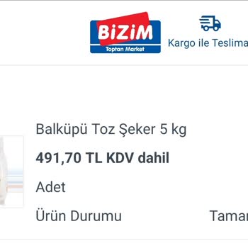 Bizim Toptan Satış Mağazaları Bizim Marketten Yaptığım Alışveriş Ürünlerim Eksik Geldi
