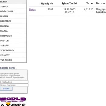 Onlineotoyedekparca.com Ürün Ve Para İadesi Yapılmadı.