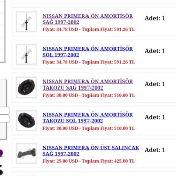 Onlineotoyedekparca.com Ürün Ve Para İadesi Yapılmadı.