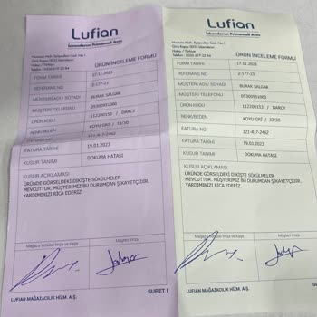 Sorunlu 2 Adet Pantolon Lufian Pişmanlıktır.