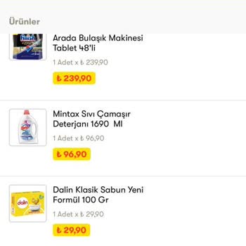 Cepte Şok Market Ürün Teslim Etmeyip Teslim Etti Girilmesi