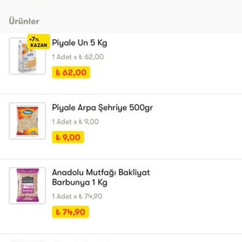 Cepte Şok Market Ürün Teslim Etmeyip Teslim Etti Girilmesi