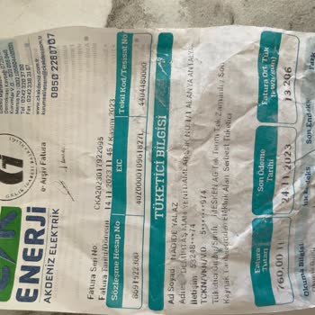 TEDAŞ Elektrik Kesintisi Bakım Onarım Yok