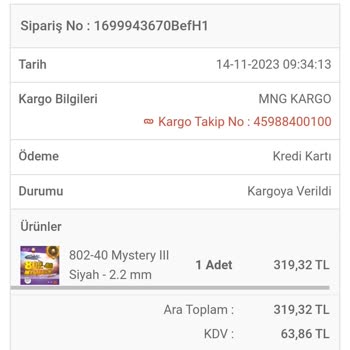 MNG Kargo Kargonun Yok Denilerek Geri Gitmesi