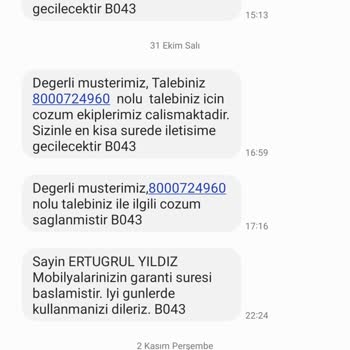 Kelebek Mobilya Yanlış Kırlent Teslimatı