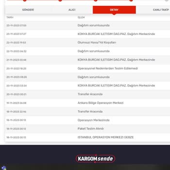 Kargomsende Evet Ama Sen Neredesin? Buralara Neden Gelemedin.