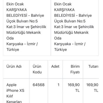 Cepsesuar Durumu Belirsiz Sipariş