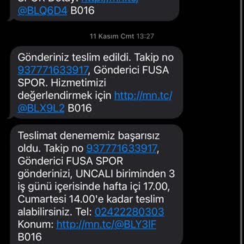 Mizuno Ürün Değişim Talebime Karşılık Gelmedi Veya Para İadem Gerçekleşmedi