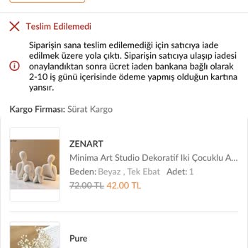 Giresun Espiye Sürat Kargo Mağdurluğu.