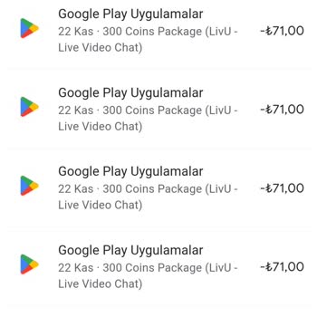 Livu Uygulaması Para İadesi İstiyorum