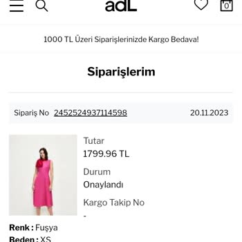 Adil Işık İptal Talebi Oluşturduğum Ürün Teslim Edildi