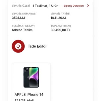 Media Markt Sağlam Teslim Edemediği İphone14 İçin Para İadesi Çabaları