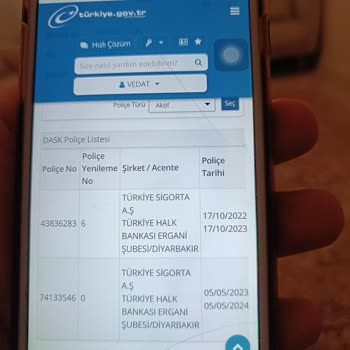 Halkbank Turkiye Sigorta Yanlış Adres